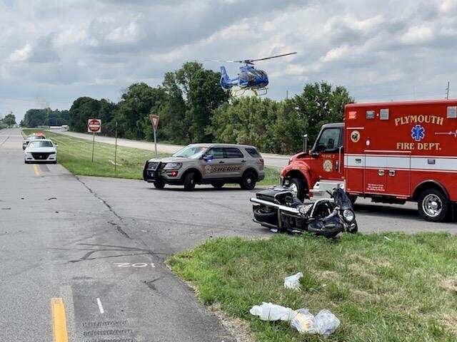 Crash between car and motorcycle on US 31 sends two to hospital | News ...