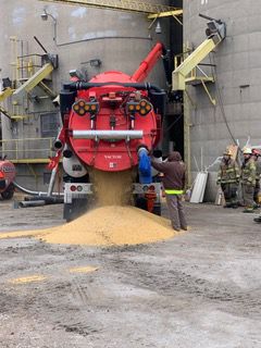 Man rescued from Grain Bin
