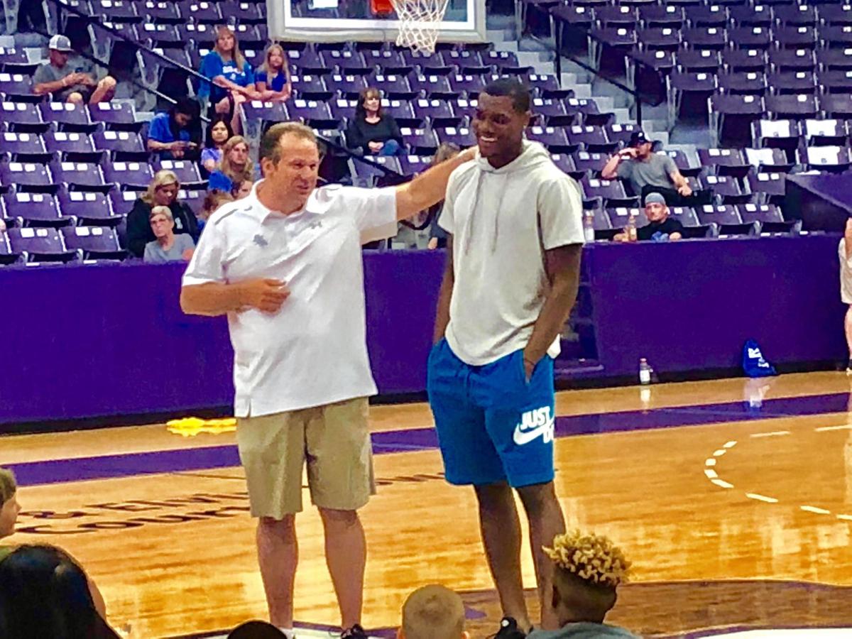 Nba Player Jalen Jones Visits Basketball Camp Sports