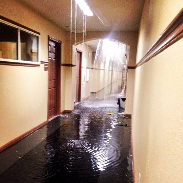 Pipe burst floods first and second floors at Lodge | News ...