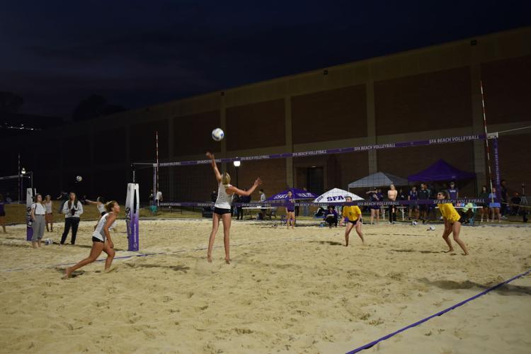 SFA Beach Volleyball plays two 2v2 home tournaments, wins Sports