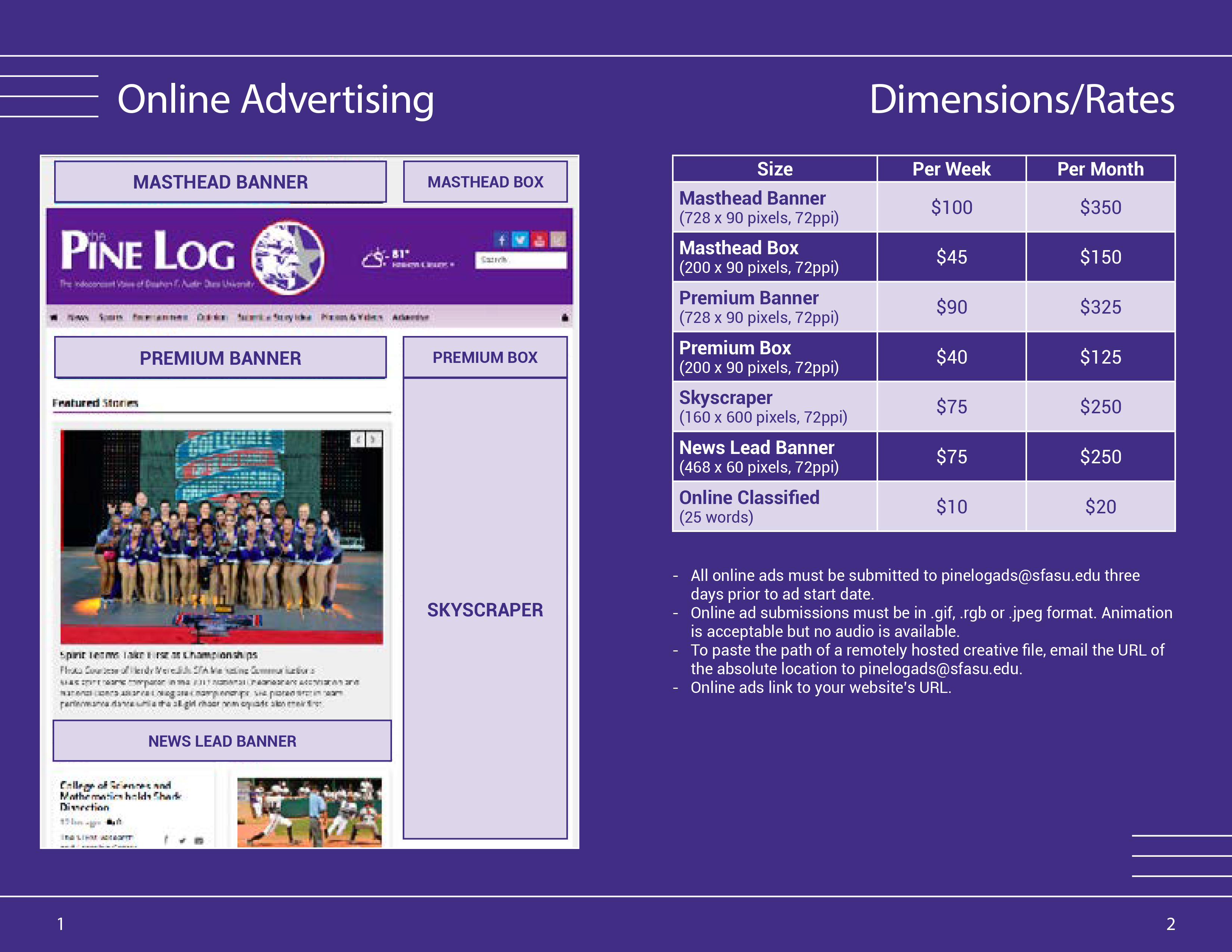PL 20-21 Online Ad Rates