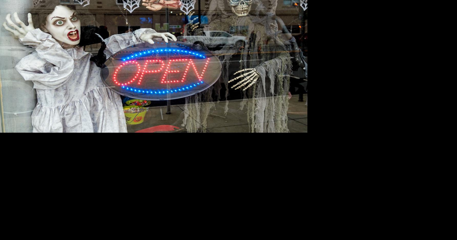 Businesses really got into the Halloween spirit Announcements