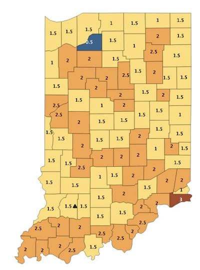 Whitley County moves to orange