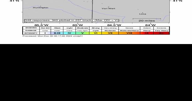 December 30 – Earthquake felt in northeastern Indiana news