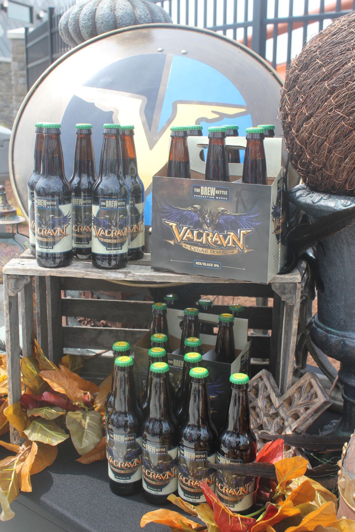 Valravn Beer mirrors the coaster of the same name Brunswick