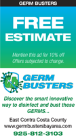 FREE Estimate from Germ Busters