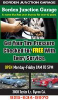 Free Tire Pressure Check at Borden Junction
