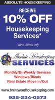10% Off Housekeeping Services from Absolute Housekeeping