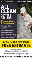FREE Estimate from All Clean Gutters and Roofing