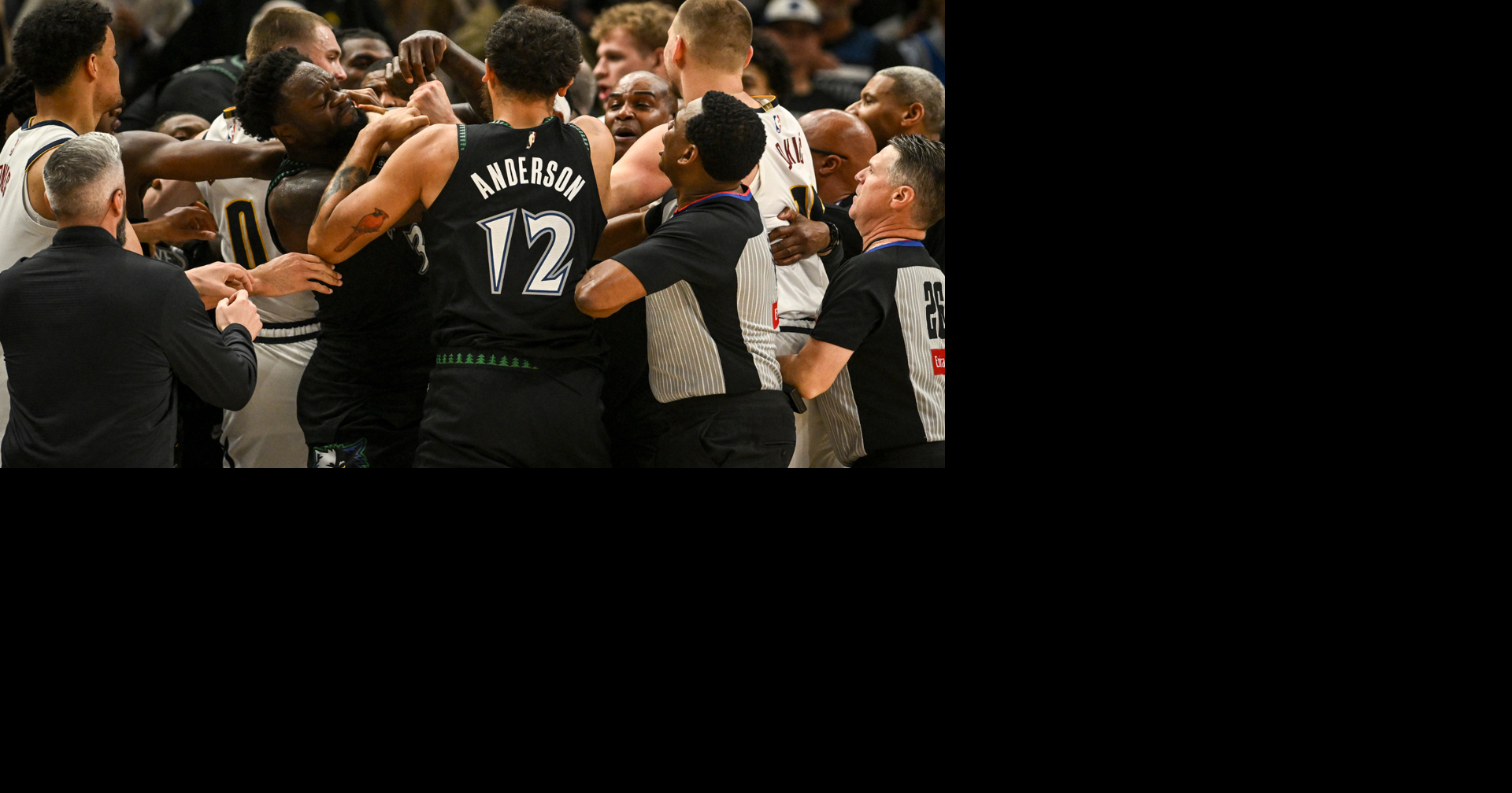 NBA investigating Nuggets, Timberwolves scuffle sparked by Nikola Jokić ...