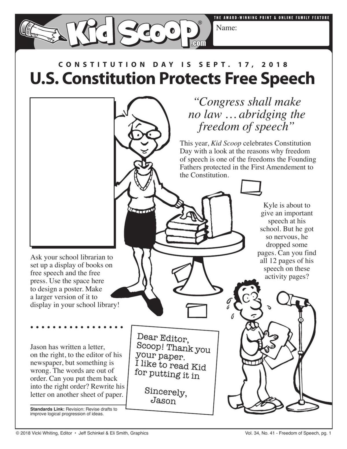 U.S. Constitution Protects Free Speech