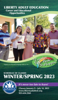 Liberty Adult Education Schedule of Classes Winter/Spring 2023
