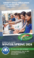 Liberty Adult Education Schedule of Classes Winter/Spring 2024