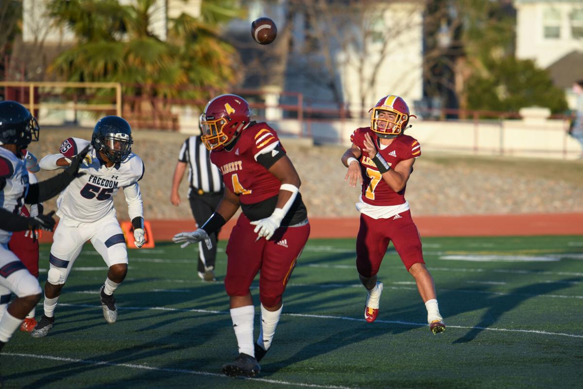 Liberty High School football team downs Freedom High Schools