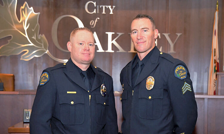 Oakley police swear-in sergeants | Police 