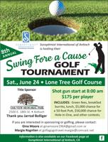 Swing Fore a Cause Golf Tournament flyer