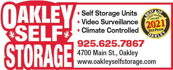 Oakley Self Storage ad
