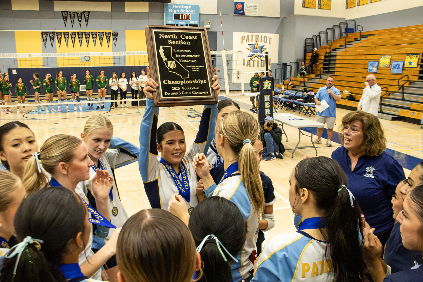 Heritage girls volleyball reflects on championship season during ring ...