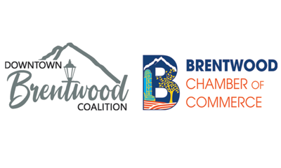 Downtown Brentwood and Brentwood Chamber logos
