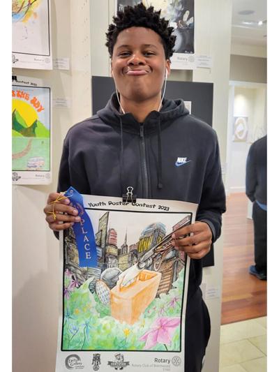 Heritage High sophomore wins Rotary Club youth poster contest