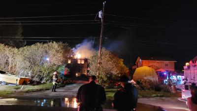 Fire damages house under construction on Bethel Island