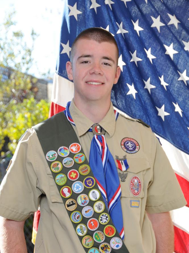 Eagle Scout Kade Huesman