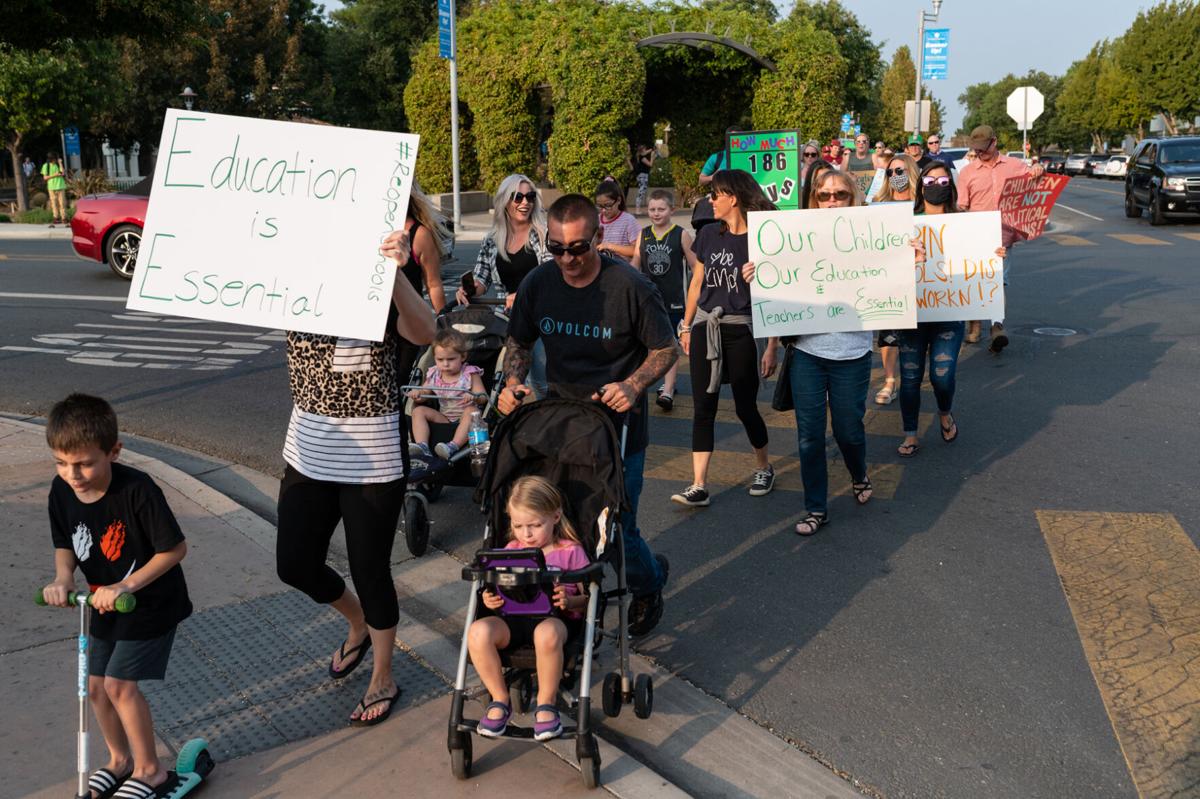 Photos Reopen California Schools rally in Brentwood | Slideshows | thepress.net