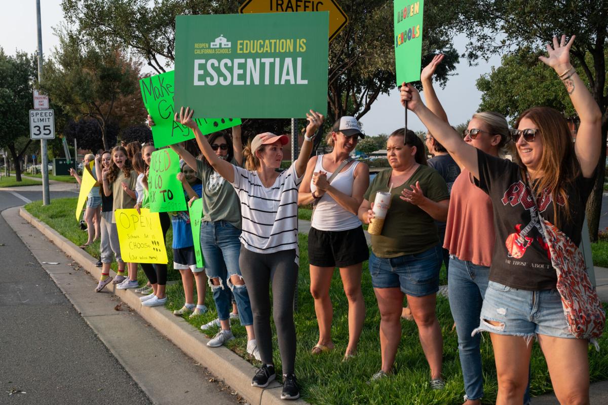 Photos Reopen California Schools rally in Brentwood | Slideshows | thepress.net