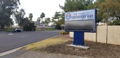 Discovery Bay signboard