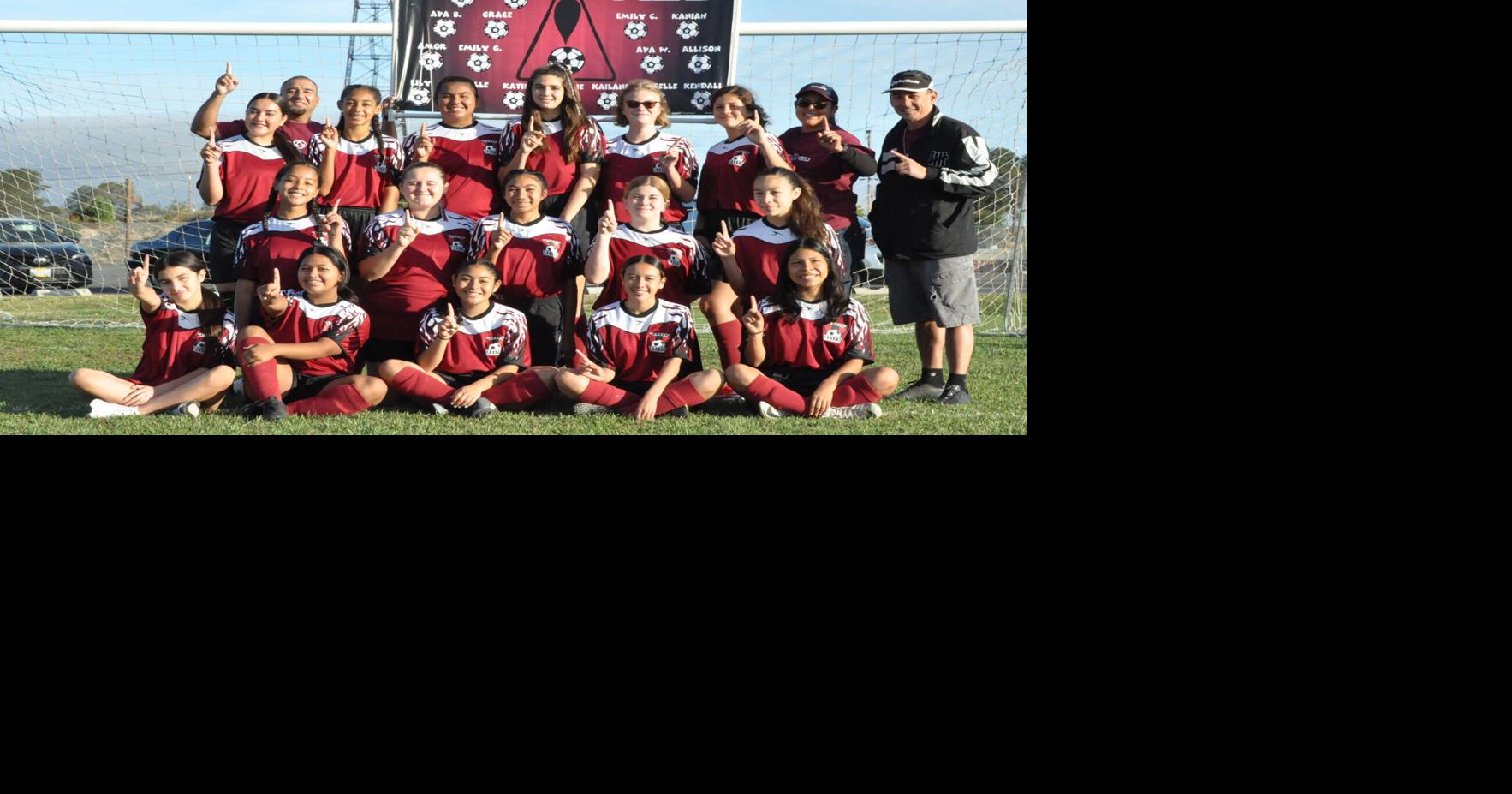 The Delta Youth Soccer League 's under15 Code Red squad stars on the