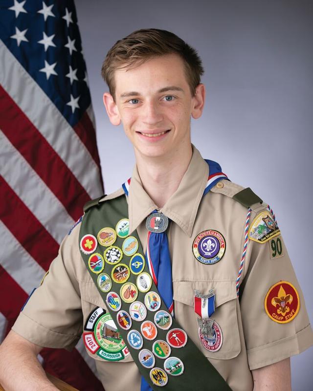 Curtis Patrick Watkins is an Eagle Scout Scouts