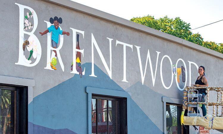 New Brentwood Mural Paints A Picture Of Community Features Thepress Net