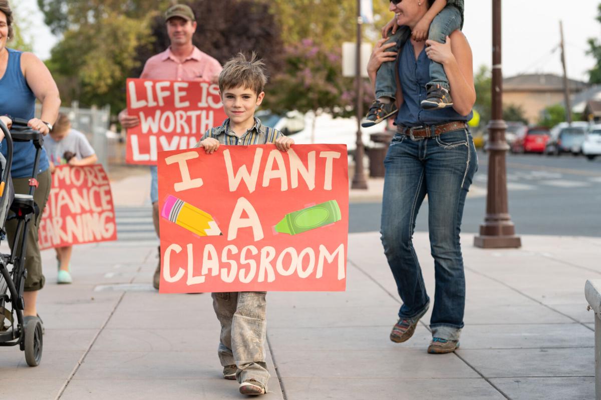 Photos Reopen California Schools rally in Brentwood | Slideshows | thepress.net