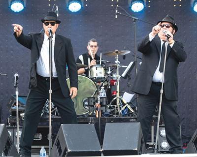 Soul men play City Park