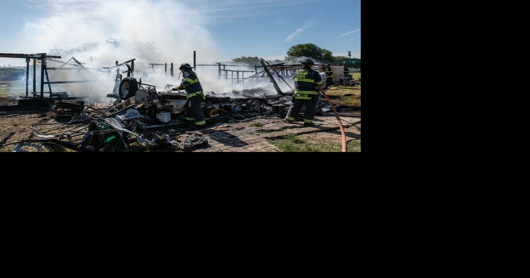 Suspicious fire destroys camper, shed on Bethel Island News