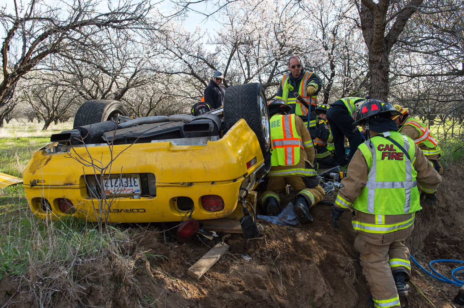 Driver Trapped After Rollover Accident On Marsh Creek Road | News ...