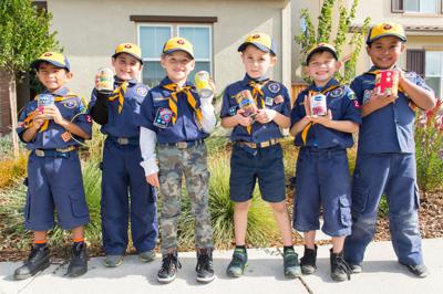Scouts food drive