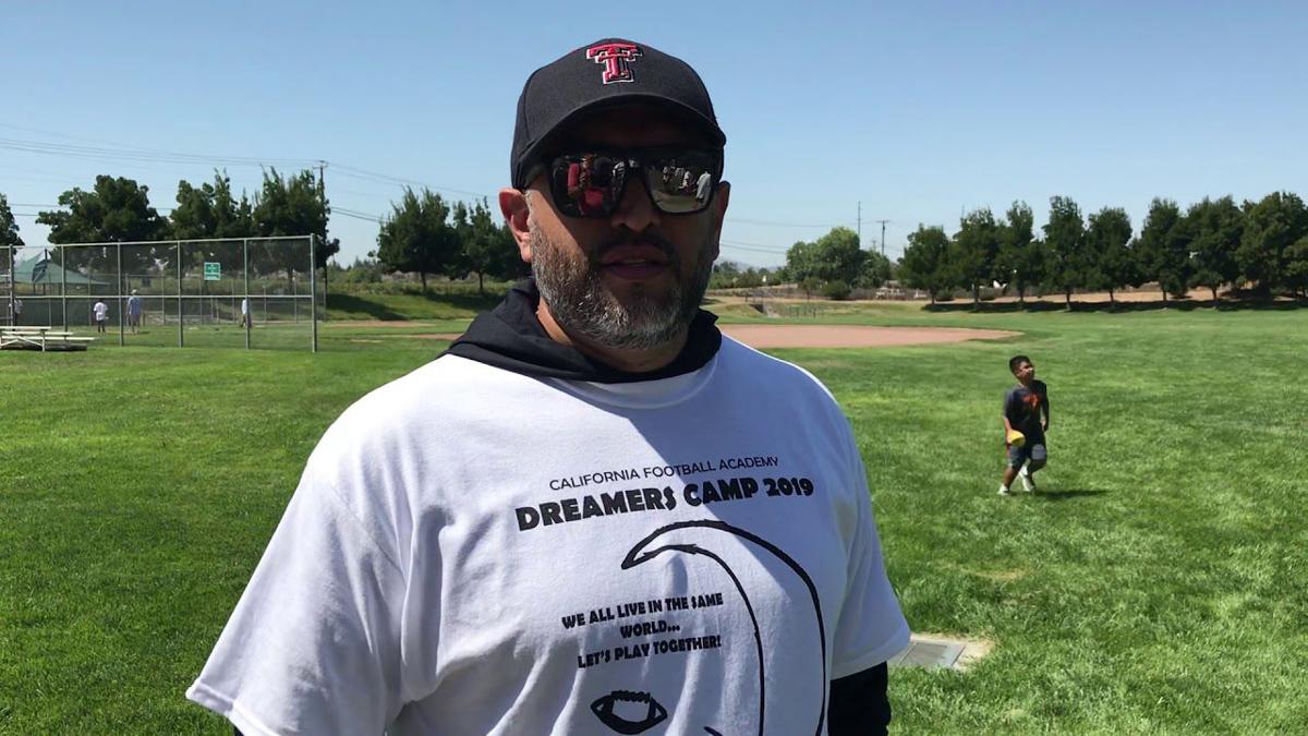 Dreamers Play At Free Flag Football Camp Features Thepress Net