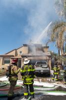 [Photos] House fire in Discovery Bay