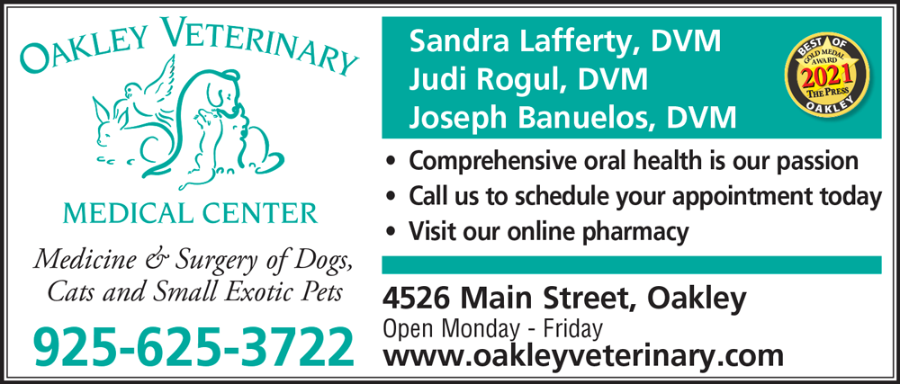 Oakley Veterinary Medical Center | pets | dogs | Oakley, CA 