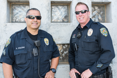 honored brentwood brouillette mitch thepress employees police year officers pete tony recently department were