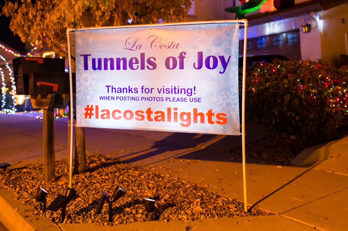 Brentwood La Costa Drive neighborhood displays 'Tunnels of Joy