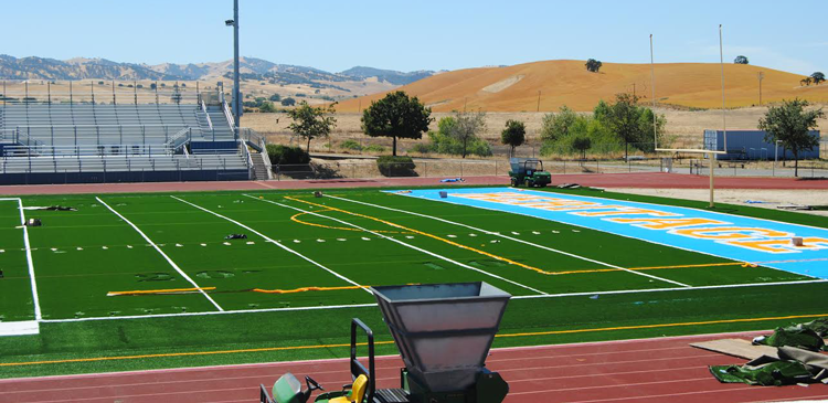 Heritage High School Patriot Stadium S Field Gets An Overhaul
