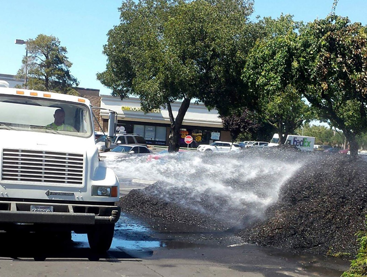 city of brentwood public works employee jacob burton snuffs out fire city of brentwood public works