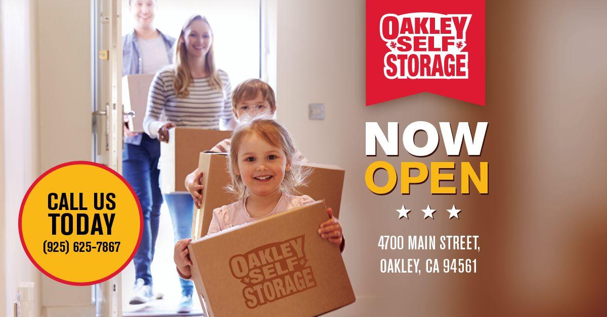 Oakley Self Storage is NOW OPEN