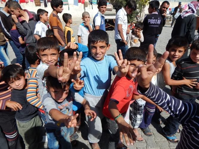 Syrian town finds itself on world stage