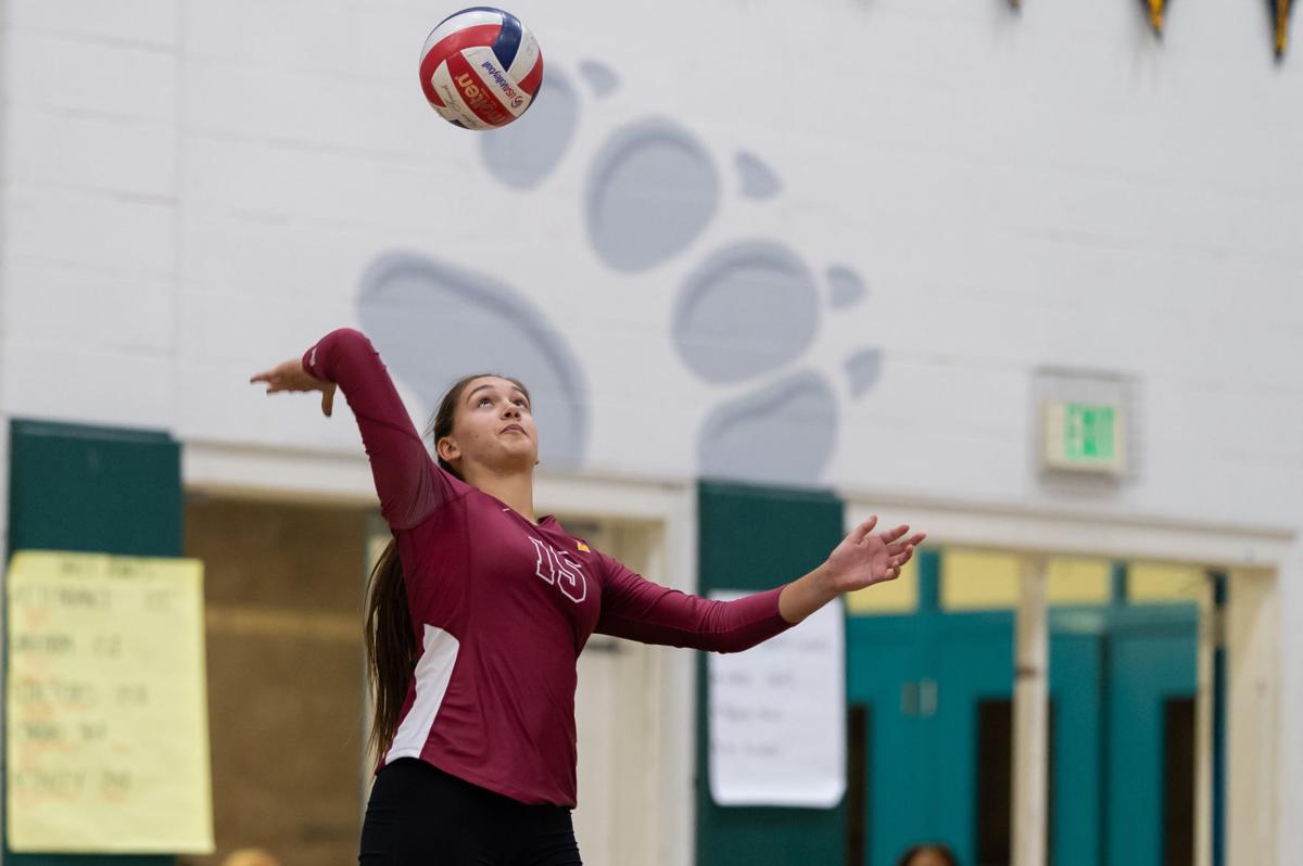 Liberty High School volleyball team shining on the court Sports
