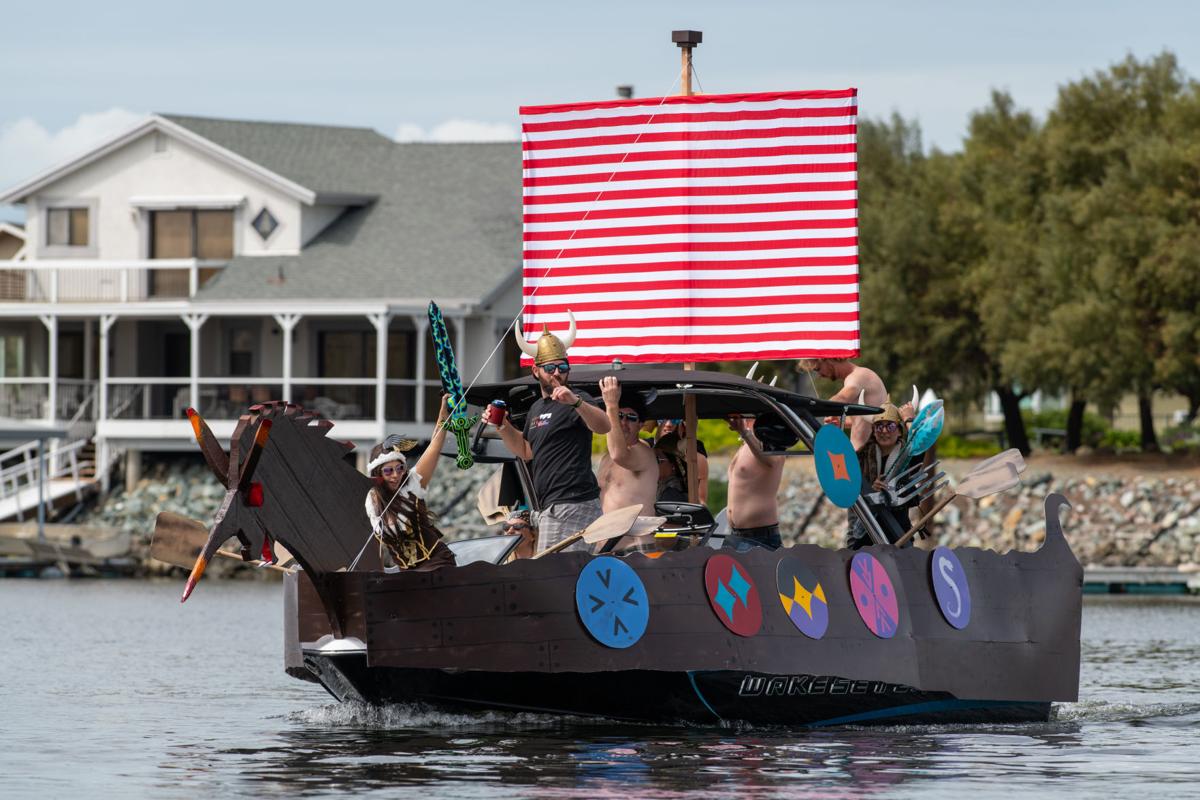 “Boating Through The Ages" at the Discovery Bay boat parade Features
