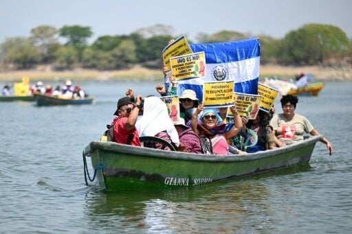 Environmentalists fear that the mine will pollute waters that feed into a river flowing through Guatemala, Honduras and El Salvador